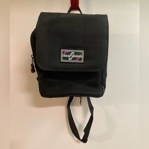 Vintage Fast Traxx Backpack. Black Backpack. Never Used. Vintage Bag.